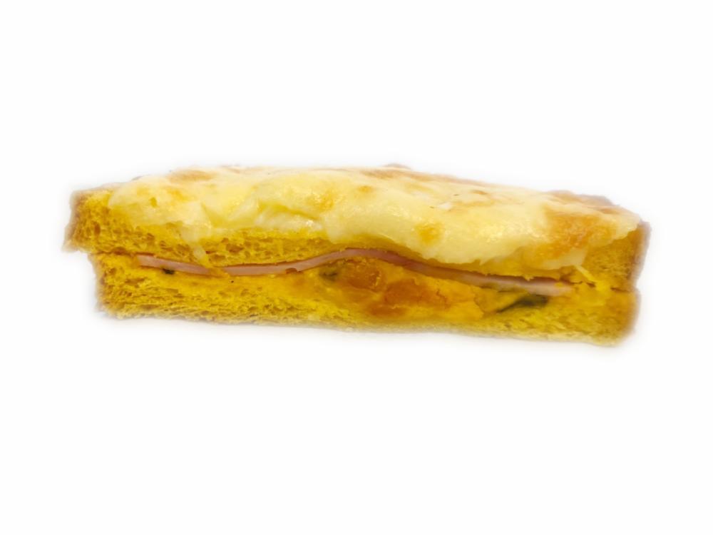 【あづみ野店限定】かぼちゃ食パンのクロックムッシュ