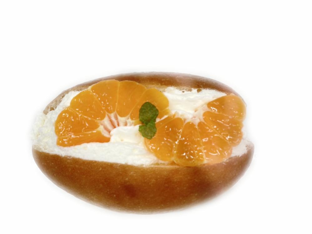 みかんホイップコッペ