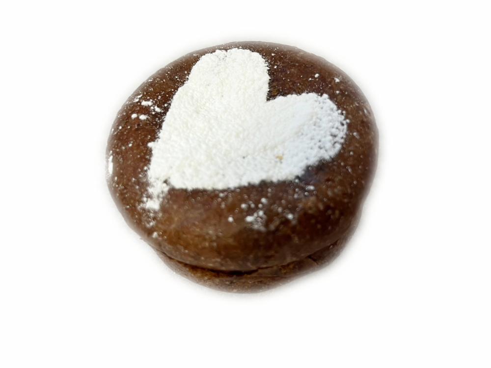 ハートのチョコパン