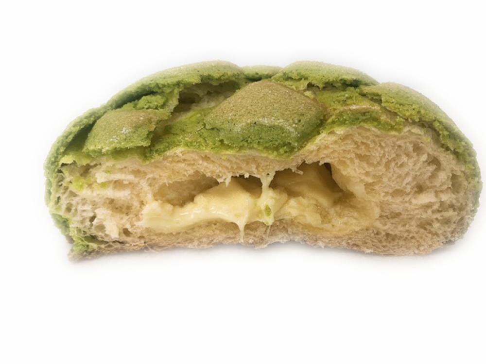 抹茶メロンパン