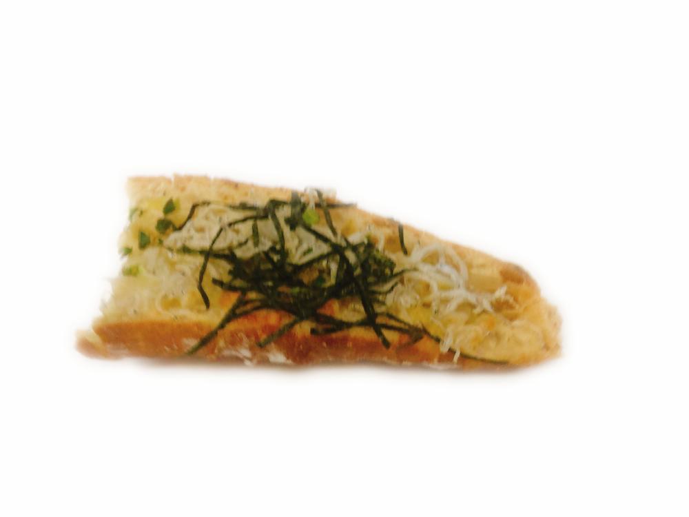 わさびとしらすのタルティーヌ