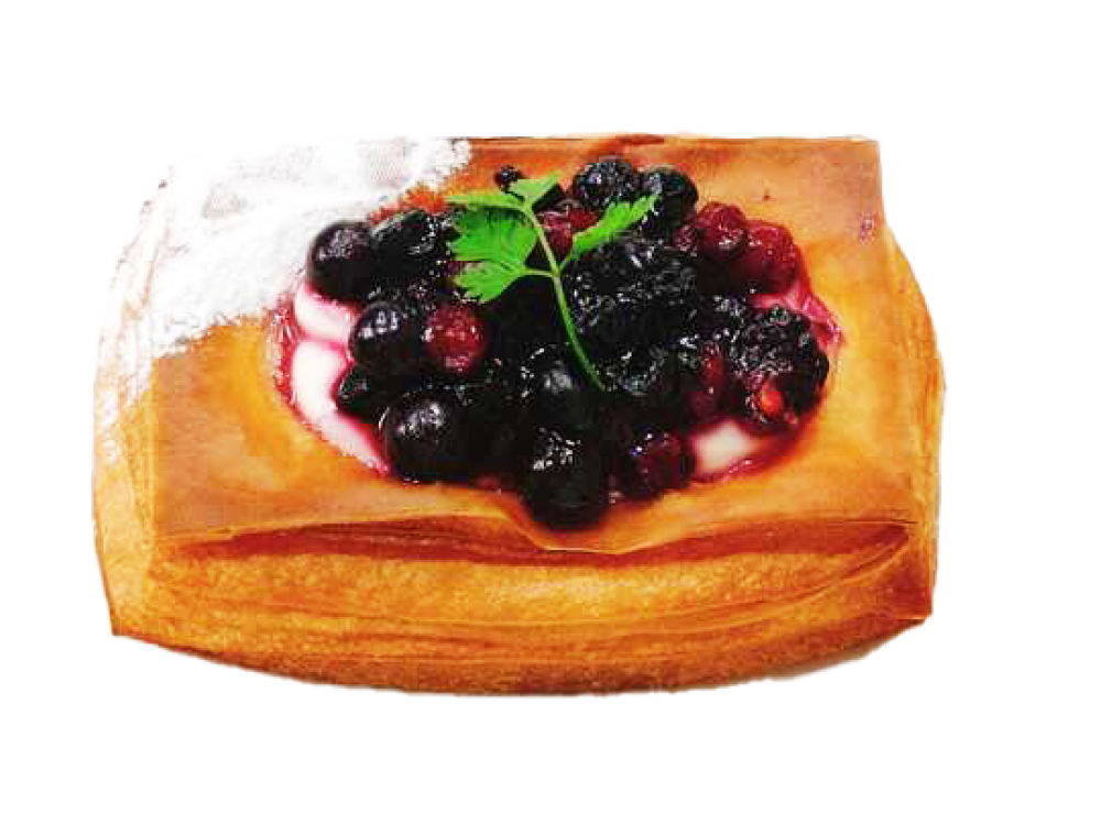ミックスベリーとクリームチーズのデニッシュ