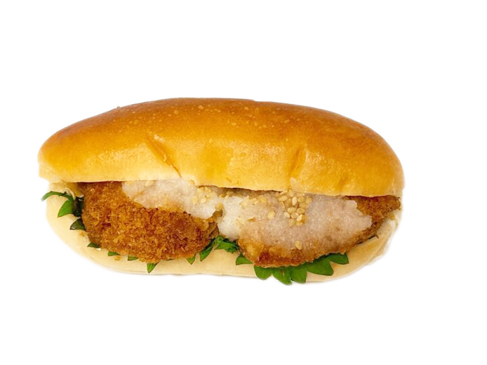 さっぱりおろしダレのヒレカツコッペ