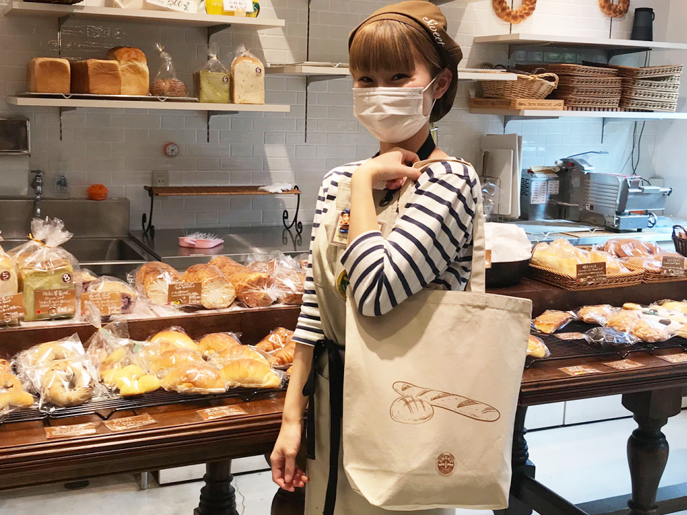 7月からレジ袋を有料化いたします。この機会にスイートオリジナルエコバッグはいかがでしょうか?